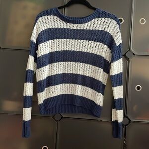 Forever 21 Blue and White Sweater